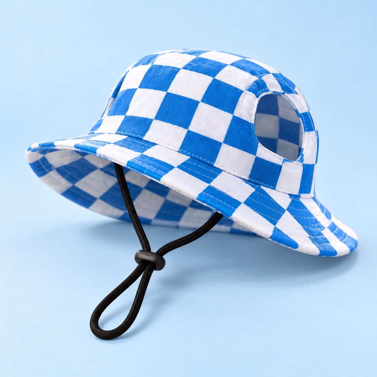 Checkered Bucket Hat