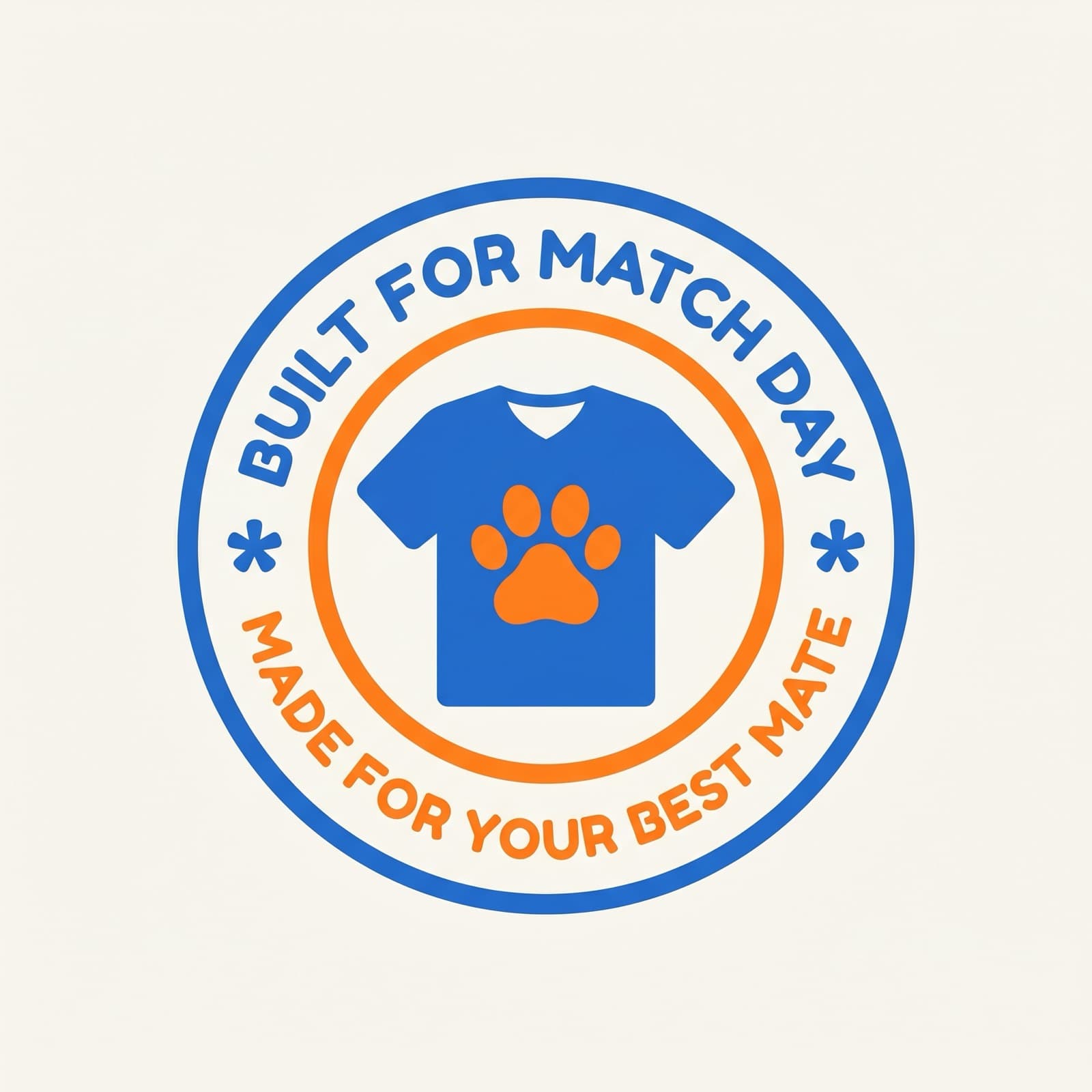 Paw Sportz badge: Built For Match Day, Made For Your Best Mate